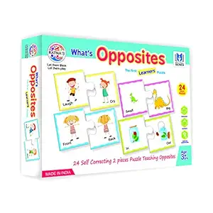 Ratnas Educational Jigsaw Puzzle Range for Kids (Opposites)