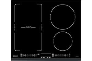 Sauter - SPI4664B - Plaque Induction - Table de Cuisson Encastrable - Noir - 4 Foyers - 7200W - Dimensions Encastrement : 56x49cm - Espace Grand Plat - Fabriqué en France