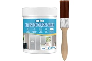 GHZSTE Pintura para Vidrio Esmerilado para Ventanas Pintura en Aerosol para Vidrio Esmerilado de 100 Ml para Uso Interior y Exterior, Ideal para el Hogar, la Oficina y el Baño (Color de