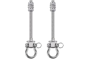 BeneLabel 2pcs Boulons de Suspension 23.5cm Hamac Suspension pour Balançoire Kit Palier de Montage Pivotant pour Chaise d'intérieur/d'extérieur, Corde de Yoga, Sac de Frappe, Sac de Sable, 1800lbs
