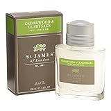 St James of London Cedarwood & Clarysage Post Shave Gel