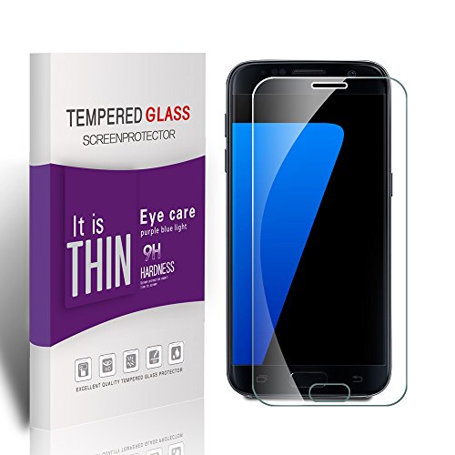 Preisvergleich Produktbild Vegbirt Samsung Galaxy S7 Schutzfolie, Panzerglas Samsung Galaxy S7, Galaxy S7 Displayschutzfolie, 9H Härtegrad displayschutzfolie für Samsung Galaxy S7