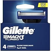 Gillette Mach3 Turbo Yedek Tıraş Bı&ccedil;ağı 4'l&uuml;