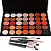 Lover Bar 35 Warm Colour Eyeshadow Palette - Beauty Cosmetics Tools - Makeup Waterproof Nature Glow Matte Eye Shadows Kit - Professional Shimmer Eye Shadow Pallets with Eyes Make Up Brushes Set (35F)