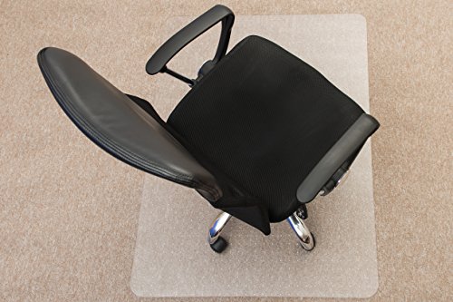 Floortex Ultimat Polycarbonate Chair Mat for Low/Medium Pile Carpets up to 12mm Thick, 120cm x 150cm, Rectangular, Clear (FC1115223ER)