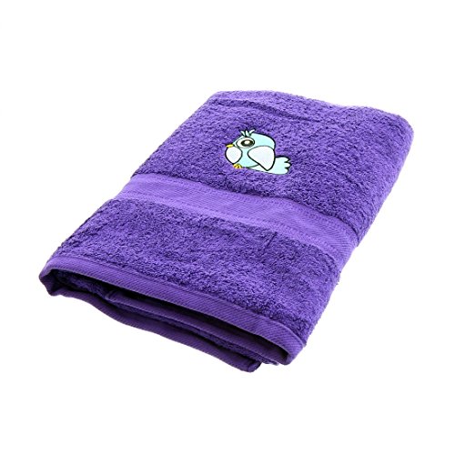 Preisvergleich Produktbild Kinderbadetuch Kids‘ Favourites Reihe Bird - Purple