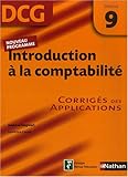 Image de Introduction à la comptabilite Epreuve 9 - DCG - Corrigés des applications