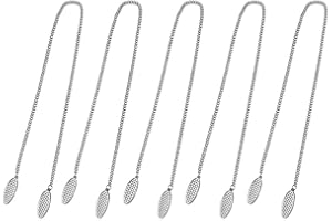 Deautie Clips de Servilleta, 5Pcs Pinzas para Servilletas, Cordón de la Servilleta, Cadena de Servilleta, Cadenas Servilleteros para Servilletas, para el Hogar, en Café, Restaurante, Hotel