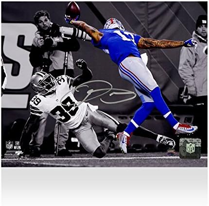 Icons Shop Odell Beckham Jr. Signed New York Giants Photo: the Catch Vs Dallas Cowboys