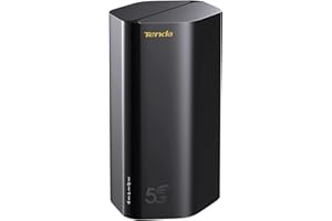 ‎TENDA Tenda 5G03 – 5G Router SIM-Karte, WLAN LTE Router Wi-Fi 6 AX1800 CAT19 für Nano-SIM-Karte, 4,67Gbps im Download, Easy Mesh, Plug&Play, 2-Gigabit-Ports, WPA3, OFDMA, MU-MIMO