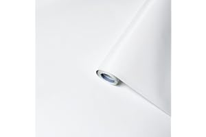 Venilia Folia samoprzylepna uniwersalna, matowa, biała, folia dekoracyjna, folia do mebli, tapeta samoprzylepna, PCW, bez ftalanów, biała, 67,5 cm x 2 m, 160 µm (grubość: 0,16 mm), 53307
