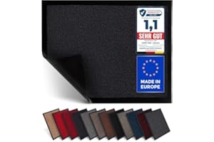 Carpet Diem Zerbino 40 x 60 cm - Tappeto ingresso antisporco - Interno ed Zerbino da Esterno, Tappetino antiscivolo per Porta, Tappeto antisporco per Porta d Ingresso - antracite