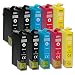 Produktbild 10 Druckerpatronen kompatibel zu Epson 29-XL / T2985 / T2995 (4x Schwarz, 2x Cyan, 2x Magenta, 2x Gelb) passend für Epson Expression Home XP-240 XP-245 XP-247 XP-330 XP-332 XP-335 XP-340 XP-342 XP-345 XP-430 XP-432 XP-435 XP-440 XP-442 XP-445