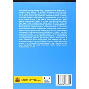 Decisión de votar,La: Homo economicus versus homo sociologicus (Monografías)