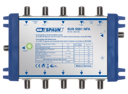 Preisvergleich Produktbild Spaun SUS 5581 NFA SAT-UNiSEqC Einkabel-Multischalter