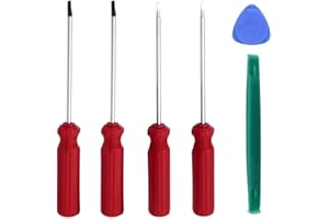 Fongmore Lot de 4 tournevis triangulaires de 1,4 mm, 1,8 mm, 2,0 mm, 2,3 mm pour fixer des jouets électroniques, des appareils électroménagers, des réparations avec outils de levier
