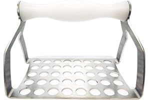 MANCINI E MANCINI SRL PROVER SRLS Poldino Polpettino utensile da Cucina per polpettine di Carne, Gnocchi, chicche o struffoli in Acciaio Inossidabile, Scegli la Misura (Fori da 13mm)