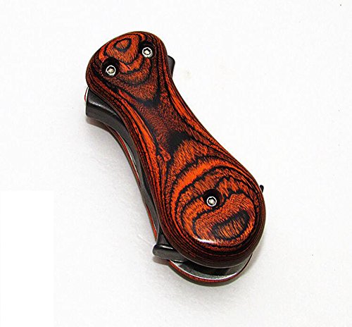 Mini Pocket Slingshot Hunting Catapult Solid Wood Titanium steel Folding Portable Outdoor Target Game