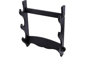 Hztyyier Support Mural pour Katana, Support À 3 Couches pour Présentoir D'Épée Samurai, Support De Montage pour Katana, Wakizashi, Tanto