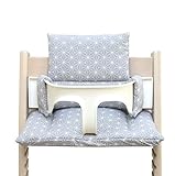 Blausberg Baby - Sitzkissen *41 FARBEN* Kissen Polster Set für Stokke Tripp Trapp Hochstuhl (Happy Star Grau) alle Materialien OEKO-TEX ® Standard 100 zertifiziert - 100% made in Hamburg Blausberg Baby - Sitzkissen *41 FARBEN* Kissen Polster Set für Stokke Tripp Trapp Hochstuhl (Happy Star Grau) alle Materialien OEKO-TEX ® Standard 100 zertifiziert - 100% made in Hamburg