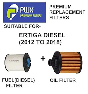 PWX Oil Filter + Diesel Filter For Ertiga (2012/2018 Model)