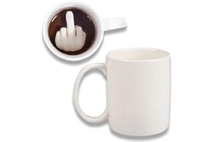 Mad Monkey Mug avec le majeur - Mug avec le majeur au fond