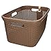 Produktbild Curver Wäschekorb Rattan Style 45L 59x38x26cm braun Wäsche Korb Wäschebehälter Transportkorb Kunststoff