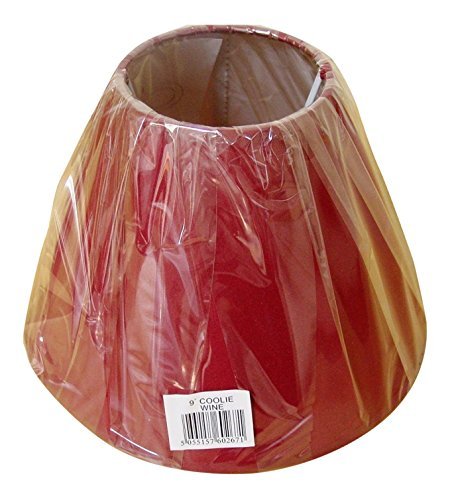 Lights Linen ABAT-JOUR Negro/Crema/Azul/Verde/Rojo 23 cm, Granate 60.00W