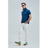 Lufian Laon% 100 Pamuk Comfort Fit D&uuml;ğmeli Polo Yaka T Shirt Erkek POLO YAKA T SHİRT 111040206