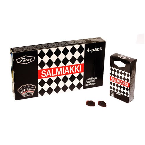 Preisvergleich Produktbild Fazer Salmiakki 4er Pack