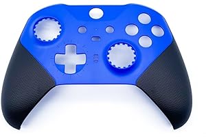 Hzxkqmil Guscio Anteriore Alloggiamento di Ricambio Frontalino Piastre di Copertura Accessori per Xbox Elite Series 2 Controller (Blu)