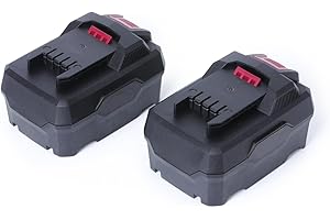 Hhimxpo 2 Pack 20 V 5 Ah Li-Ion Batería de Repuesto Compatible con Parkside 20 V Equipo Herramienta eléctrica inalámbrica para Pap 20 A3 Pap 20 B3, no 4Ah