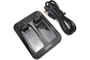 TAKEWELL Caricatore a doppia porta per batteria Sram AXS/eTap Red Force Rival GX Eagle, entrambe le batterie possono essere caricate rapidamente allo stesso tempo, l'unità è dotata di USB C