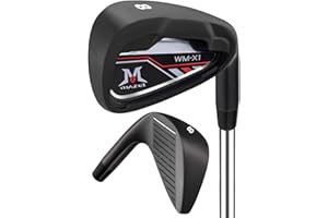 MAZEL Golf Iron for Men 1,2,3,4,5,6,7,8,9, P, S, Right Hand Single Golf Club Iron CNC Milled Face, Precise Direction Control