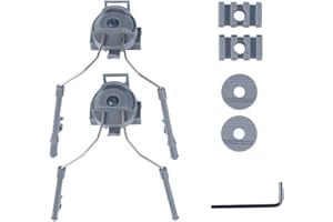ATAIRSOFT Taktische Airsoft Kopfhörer Arc Rail Adapter für Comtac Kopfhörer Fast Helm Seitenschiene FG