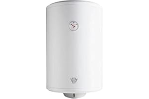 Bandini Braun Scaldabagno Elettrico Verticale, 50 Litri, Caldaia Vetroporcellanata, Isolamento Poliuretano