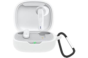 GIOPUEY JBL Wave 300TWS Silikonowe etui, JBL Wave 300TWS Case Cover, Ultracienkie, JBL Wave 300TWS Ochronne etui - Białe