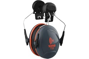 JSP Cuffie Antirumore Regolabili a Basso Profilo Sonis, Compact per Elmetti, Indice SNR 31dB (AEB0300CY000)