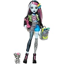 Monster High Frankie Stein Lalka w dżinsowej kurtce i