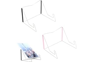 ZDNT 2 Pezzi Leggio per Libri Supporto per Libri Leggio Libri Supporto Cavalletti per Tavolo Leggio da Tavolo Cavalletto Espositore In Metallo per Display,Diversi Tipi di Libri,libro da cavalletto