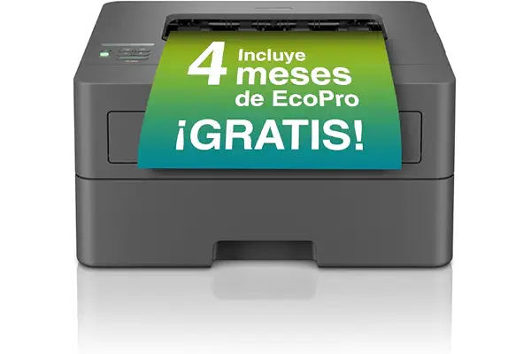 Brother HLL2400DWE, impresora láser monocromo (B/N) | 30 ppm, Impresión a 2 caras, WiFi, USB, bandeja de papel de 250 hojas