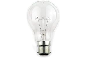 LIGHTSAVE 4-Pack 100W BC B22 Classic Clear GLS Light Bulbs, Bayonet, Incandescent Dimmable Lamps