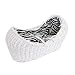 Isabella Alicia Born To Be Wild Zebra Izzy Pod Moses Basket (White)