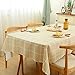 Produktbild Tablecloth CLOTHES UK- Tischdecke Nordic PVC Wasserdichte Rechteckige Wellenförmige Tischdecke Für Home Küche Außenbereich Beige, Rosa Tischdecke (Farbe : Pink, größe : 140x220cm)