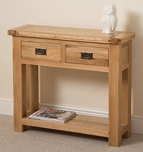 Golden Oak Console Table Pictures