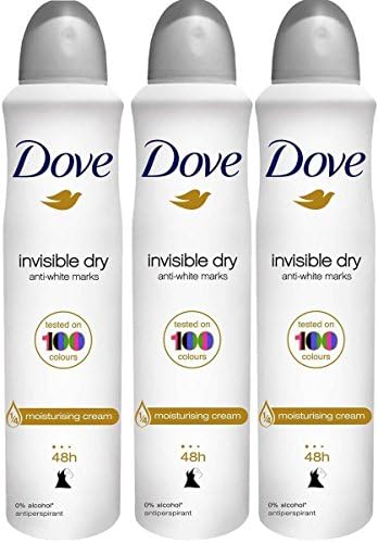 DOVE ANTIPERSPIRANT DEODORANT INVISIBLE DRY WOMEN 150ML - PACK OF 3