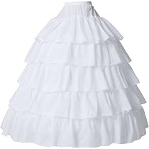 Jupon Long à Volants En Tulle - Pour Robes Médiévales, Rockabilly Ou Soirée - Multicouches, Taille Unique
