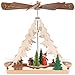 Produktbild DREGENO Seiffen Pyramide mit Weihnachtsmann, Holz, Natur, 24.5 x 26 x 7.5 cm