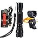 Produktbild WINDFIRE WF-501B CREE XM-L T6 U2 LED Taschenlampe Taschenlampe Lampe 5 Modus 1000 Lumen Taschenlampe Beleuchtung Taschenlampe & Rugged Bike Kopflampe, Mountain Bike, Fahrrad Scheinwerfer, 18650 wiederaufladbare Fahrradlicht, CREE Fahrrad Licht Scheinwerfer