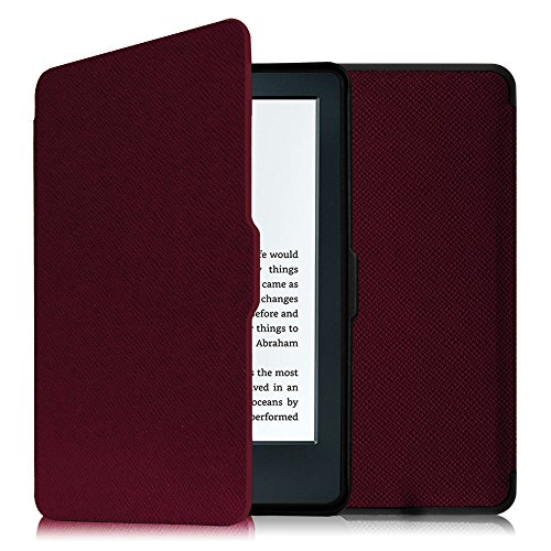 Fintie Hülle für Kindle 8 Generation - Die dünnste und leichteste Schutzhülle Tasche mit auto Sleep / Wake für Kindle eReader (6 Zoll) Touchscreen ohne Spiegeleffekte, (8. Generation - 2016 Modell), Lila